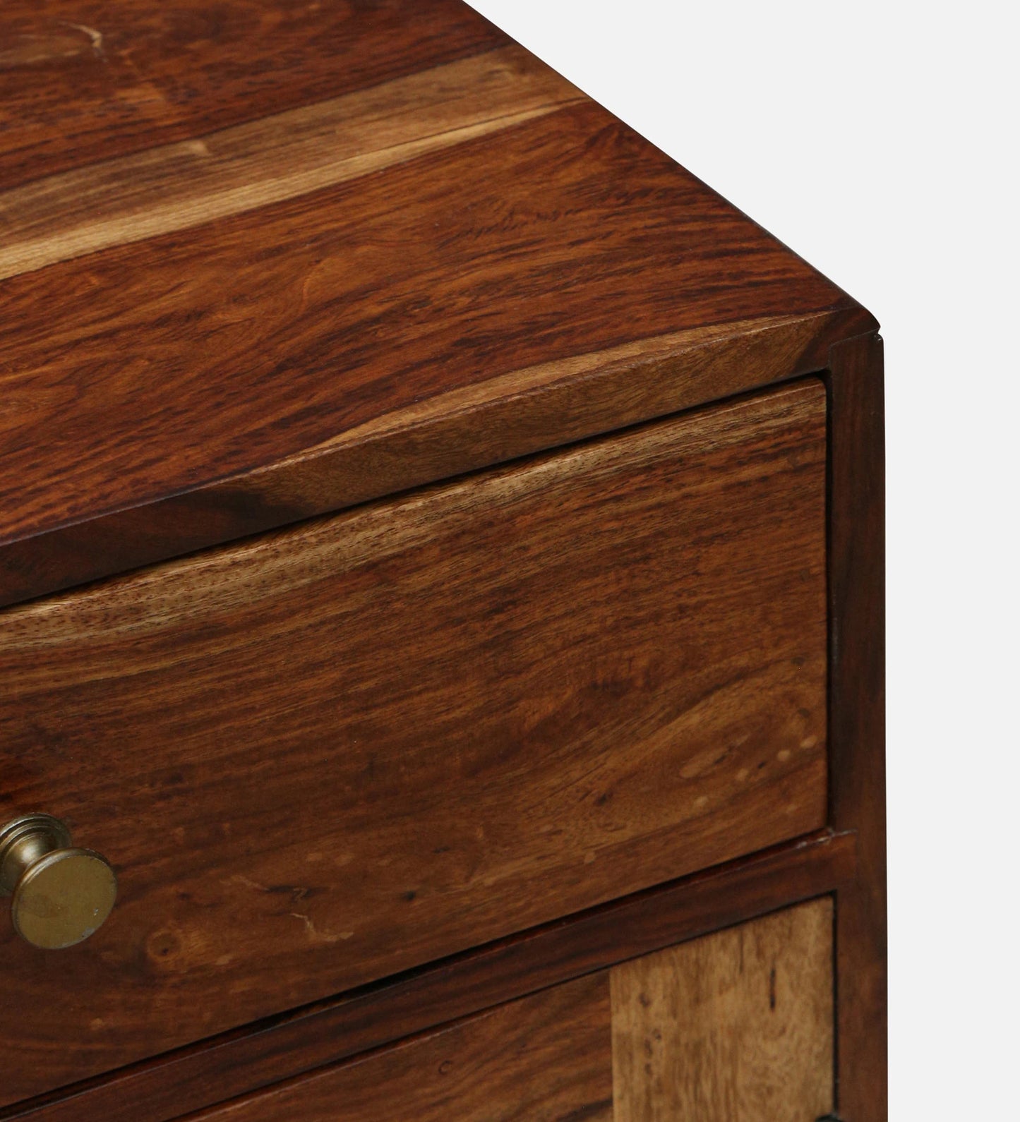 Sheesham Wood 2 Door Sideboard In Provincial Teak Finish