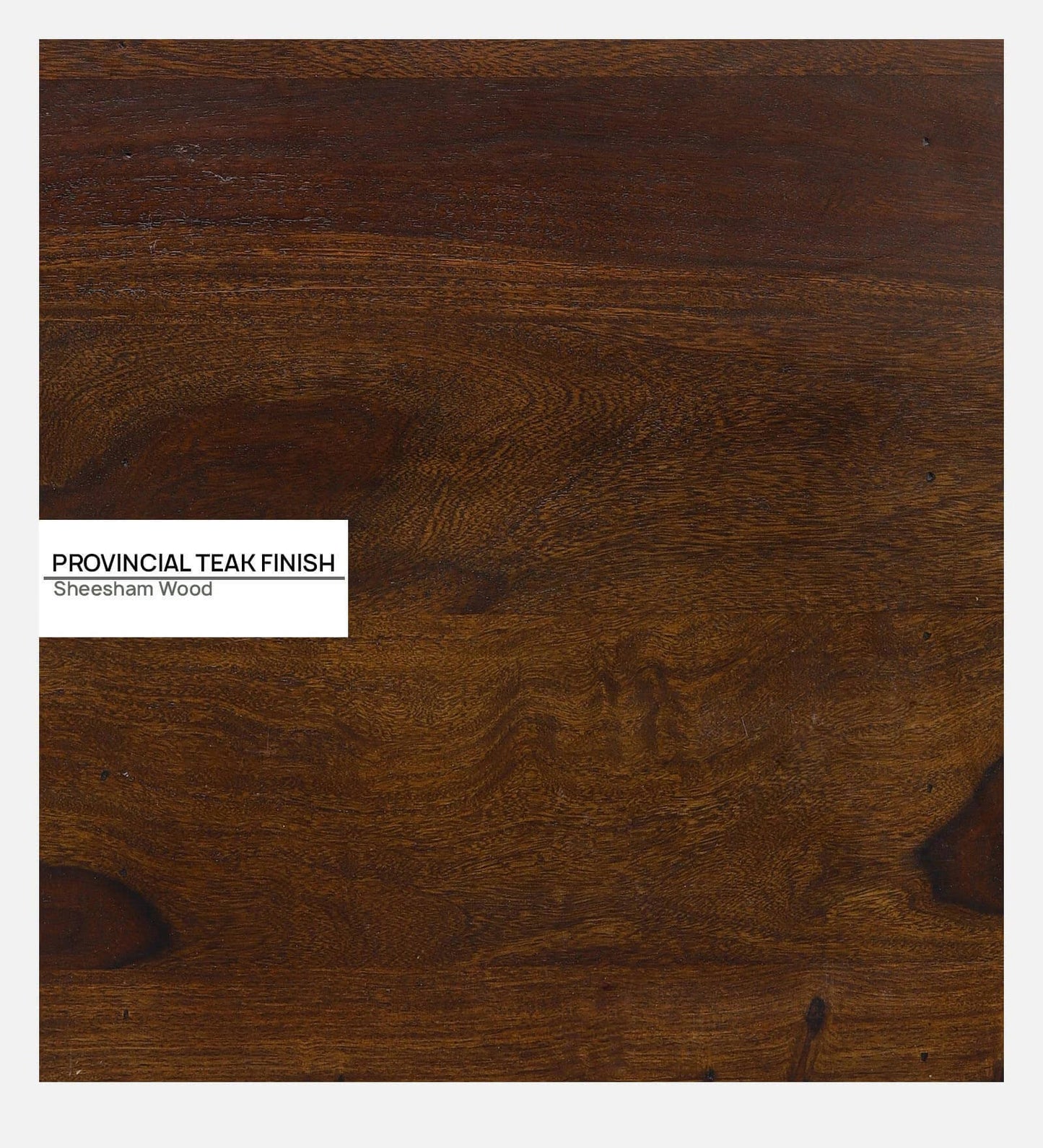 Sheesham Wood Single Bed In Provincial Teak Finish With Trundle