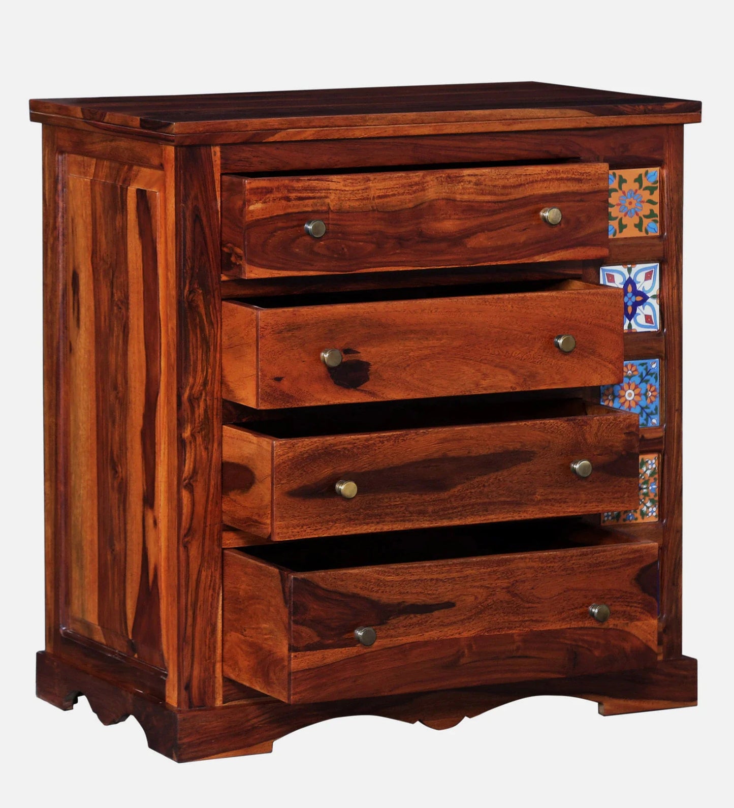 Sheesham Wood Dresser in Honey Oak Finish
