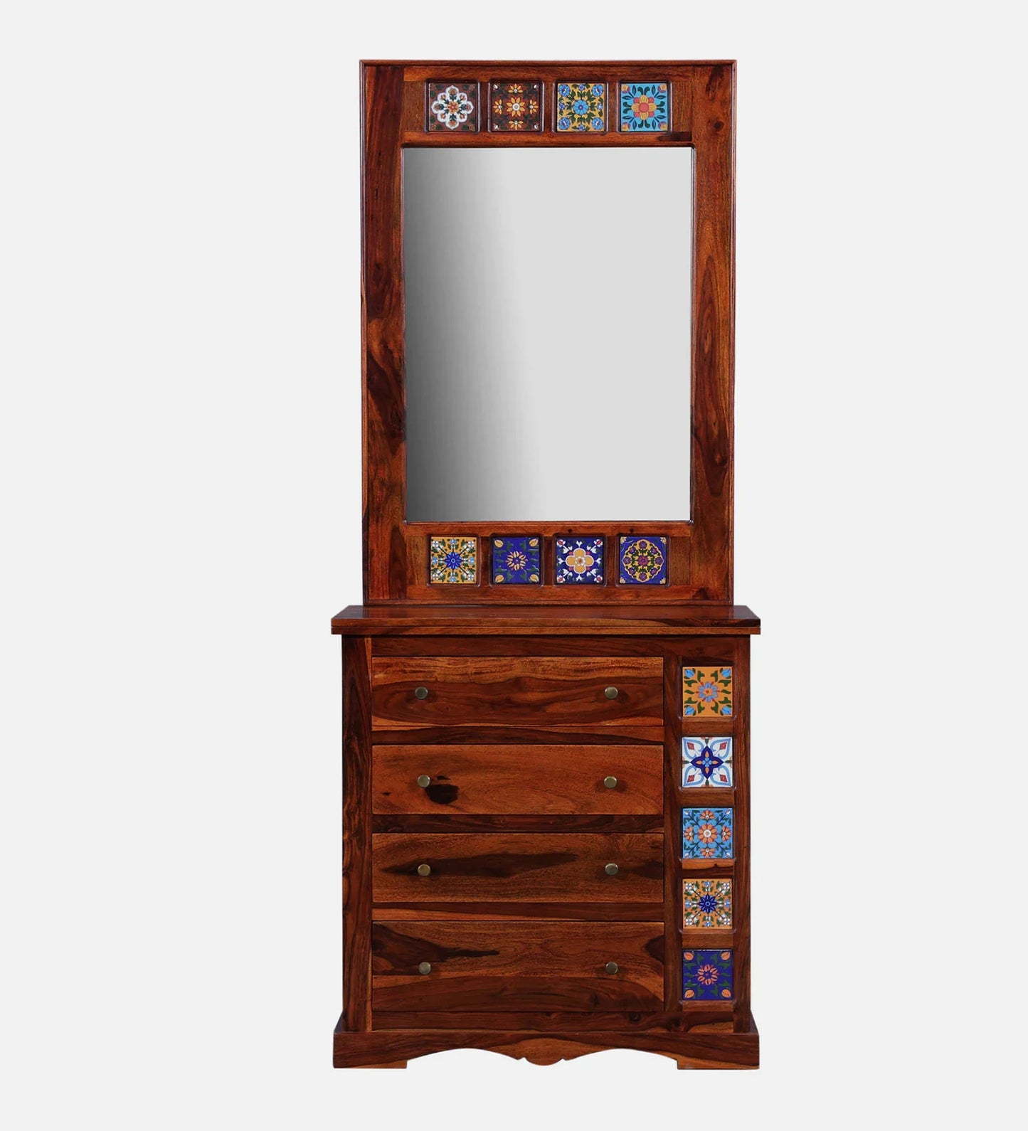 Sheesham Wood Dresser in Honey Oak Finish