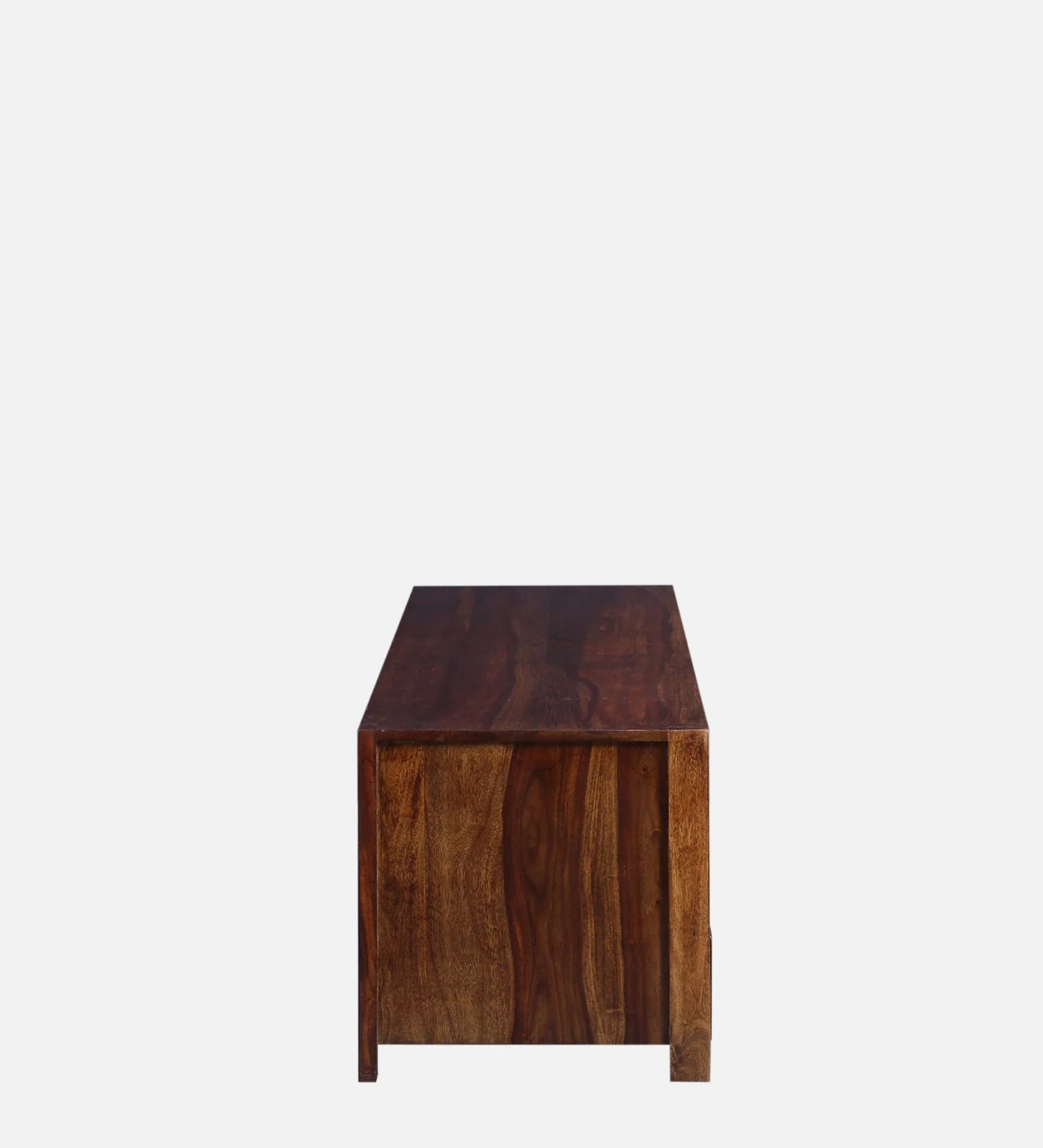 Sheesham Wood TV Console in Scratch Resistant Provincial Teak Finish for TVs up to 70"