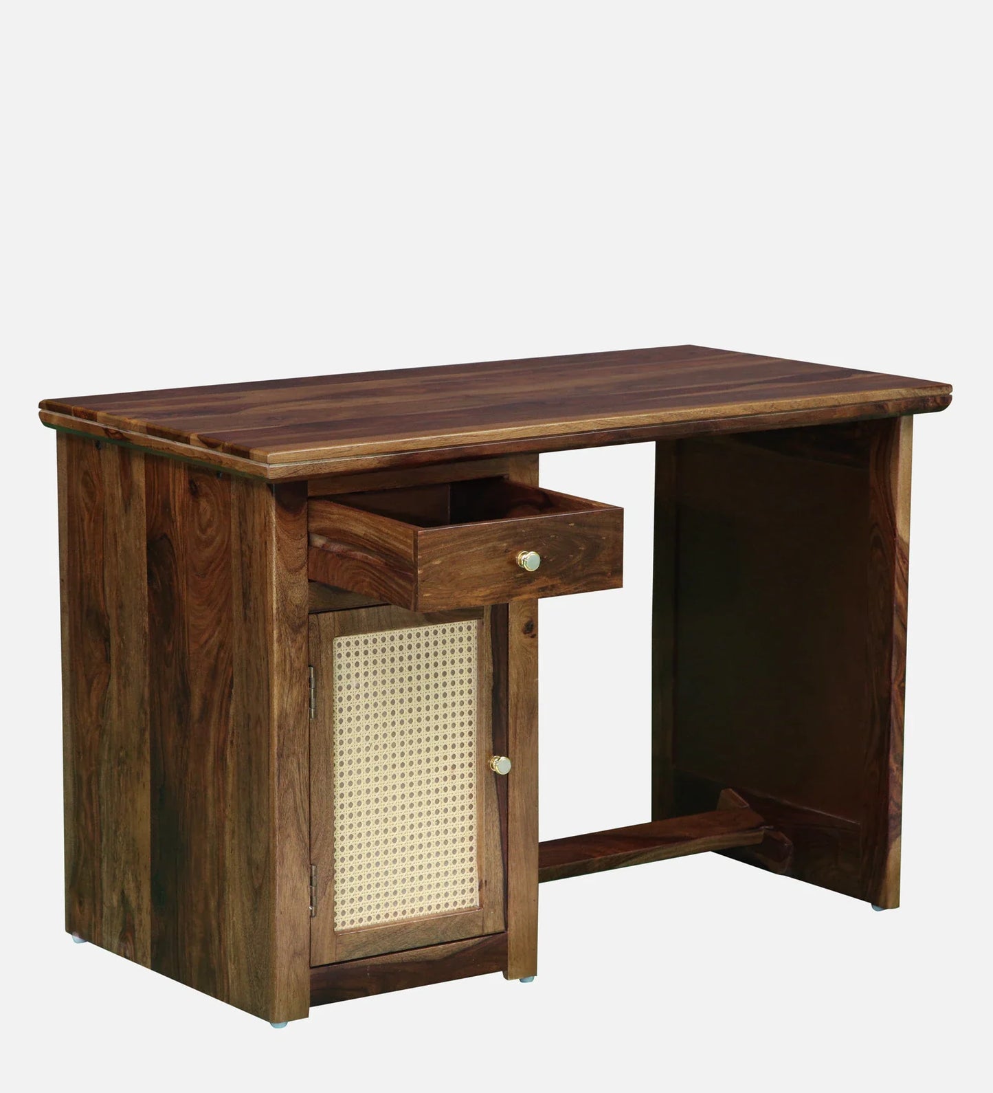 Sheesham Wood Writing Table In Provincial Teak Finish