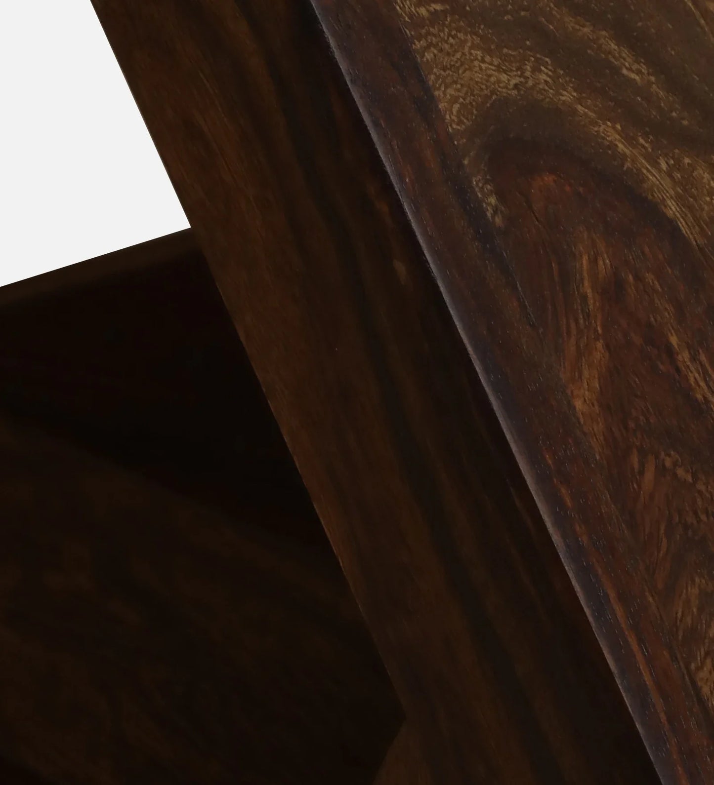 Jelks Sheesham Wood End Table in Scratch Resistant Provincial Teak Finish