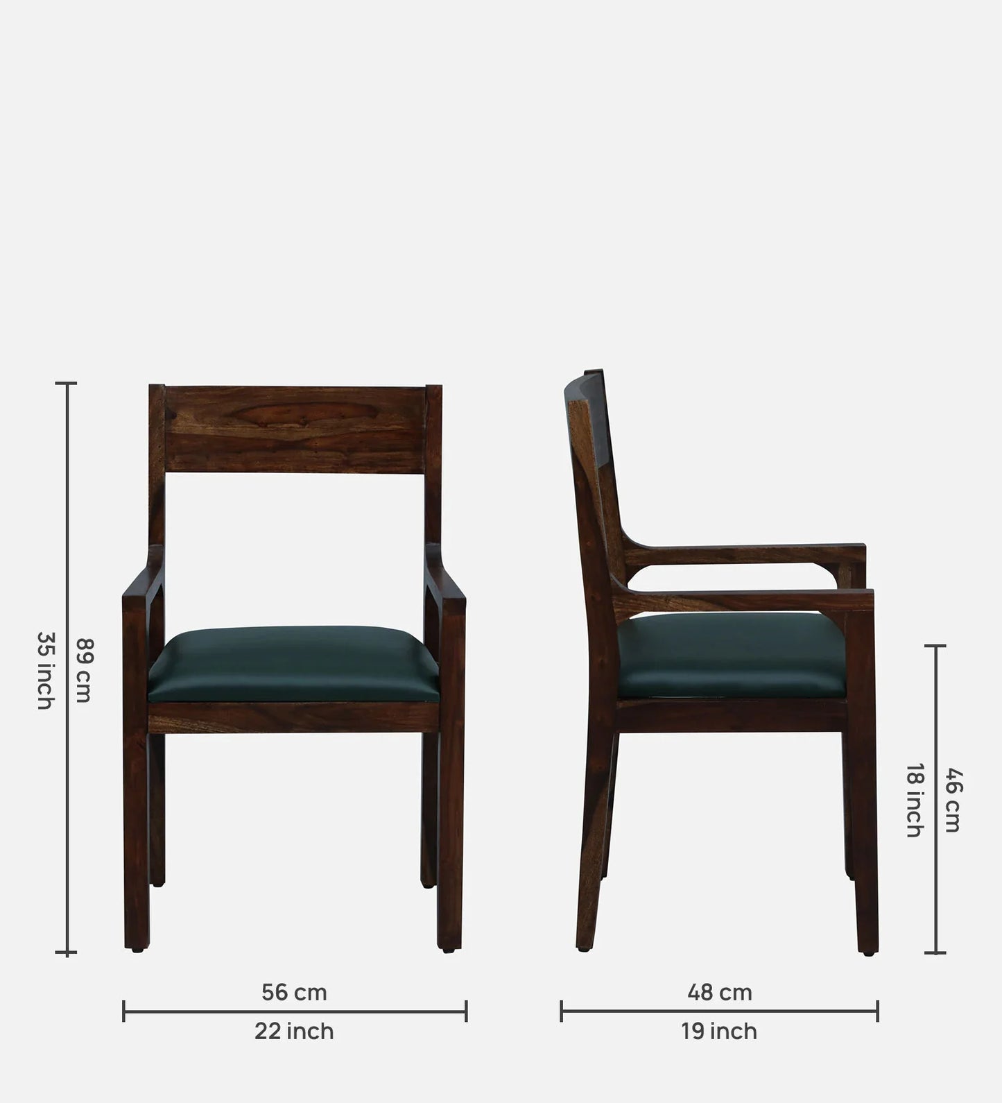 Arm Chair In Provincial Teak Finish