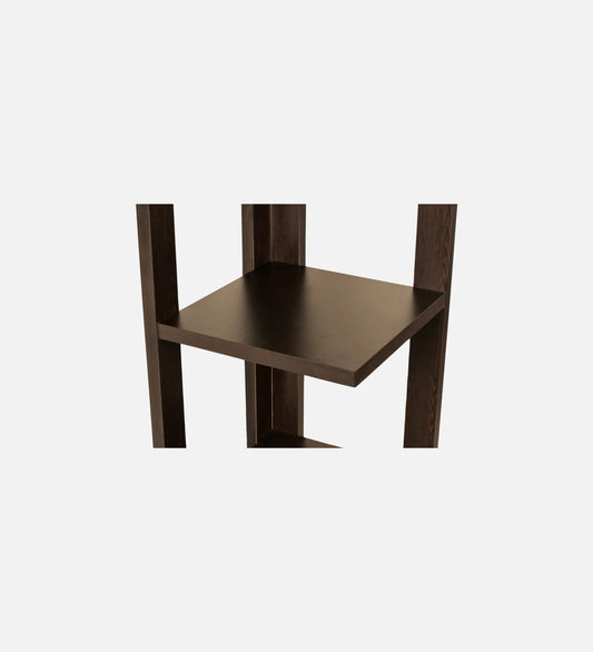 Wenge Wooden Wall Decor Floating Shelf 6 Shelves